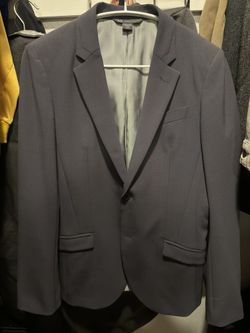 Armani, Gray Slate Charcoal Suit, Size 36 Reg Regular