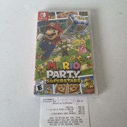 Mario Party Superstars Nintendo Switch Game Brand New