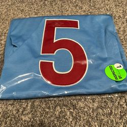 NWT Nike Philadelphia Phillies Powder Blue Bryson Stott Jersey Size Large.