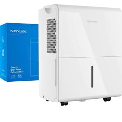 hOmeLabs 22 Pint Wi-Fi Dehumidifier for up to 3,000 Sq Ft Rooms (MAX 56 Pint at 95°F, 90% RH) – Comp