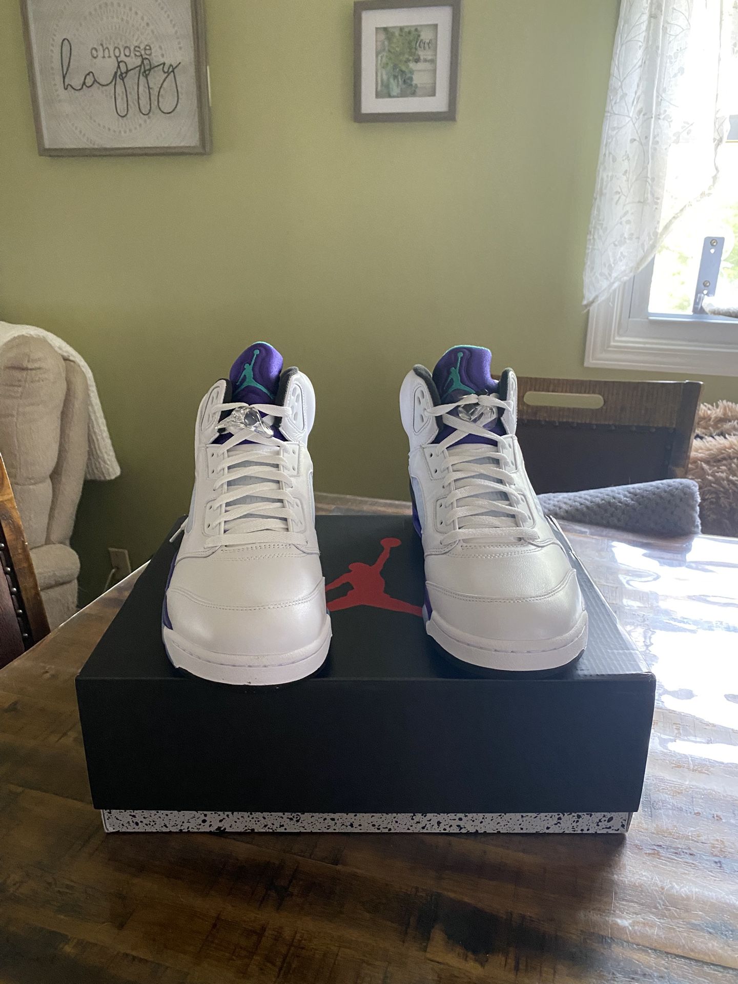 AIR JORDAN 5 GRAPE SIZE 14