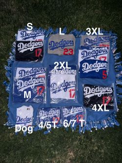 Jerseys Dodgers 49ers Raiders Size Small to 3XL $45