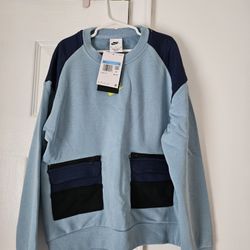 Nike Boys Cargo Pocket Crewneck Sweatshirt