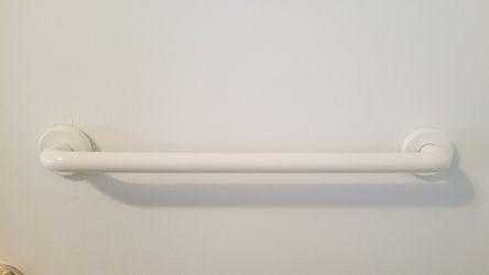 Two white hanging bars