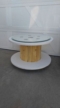 Beautiful cable spool table