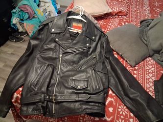 Leather Biker's Jacket and Vest