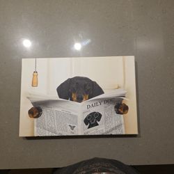 Daschund Wall Art Canvas