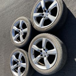 4 — 245/45r18 225/45r18  5x4.5 5x114.3 35th Anniversary Stock Infiniti G35 G37 Q50 Q60 Acura Rsx Accord Camry Avalon Altima Wheels Rims Tires!!