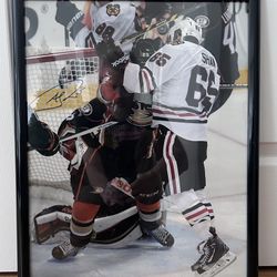 Chicago Blackhawks Andrew Shaw Autographed Picture 