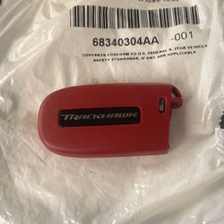 Jeep Grand Cherokee Trackhawk Red Key Fob 