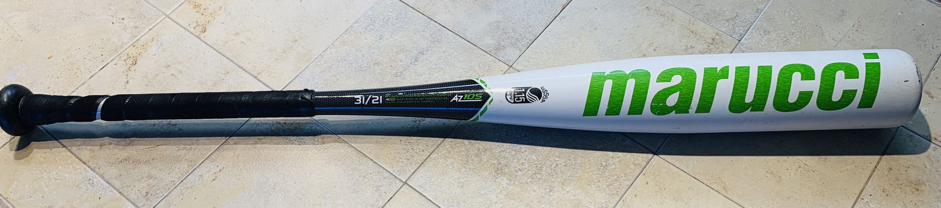 MARRUCCI HEX ALLOY 2 BASEBALL BAT FULL ALLOY USSSA APPROVED 31/21 2 3/4 -10 Normal Wear Use