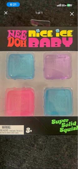 New in box Nee Doh Nice Ice Baby 4-Pack Squishy Toys