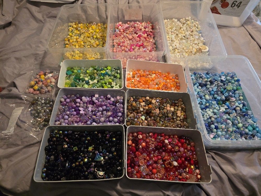 BULK Variety Acrylic beads wholesale lot