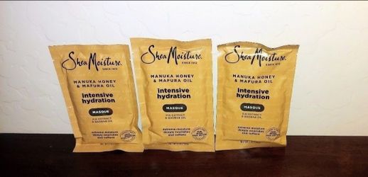 Shea Moisture Manuka Honey Intensive Hydration Masque 3-Pack