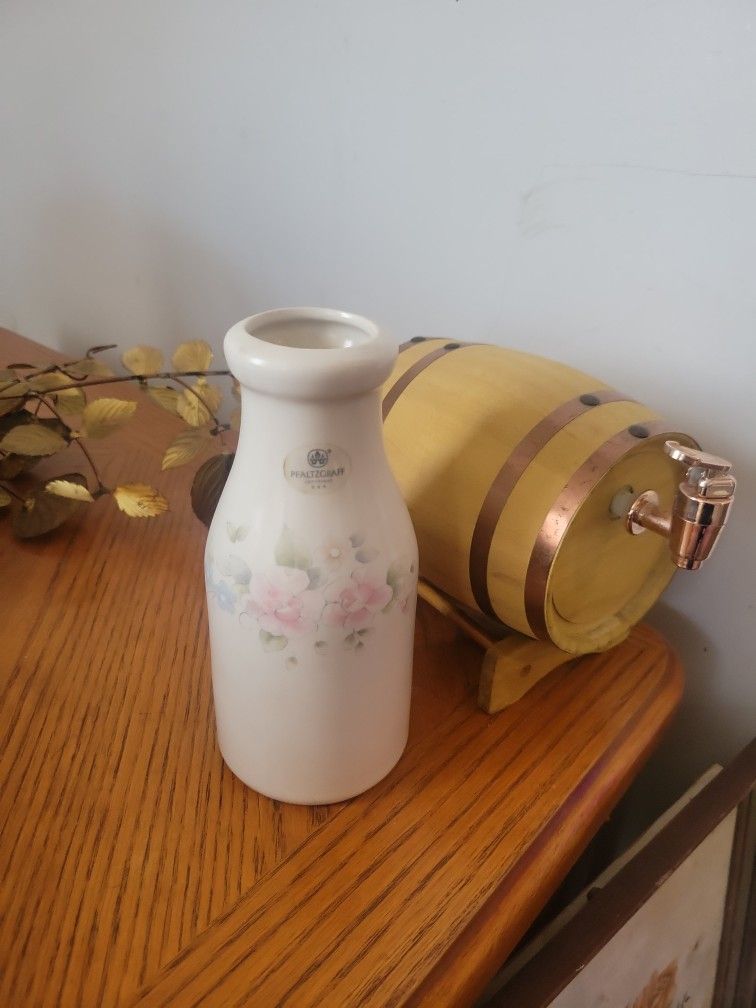Pfaltzgraff Milk Bottle Ceramic