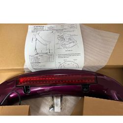 Honda Goldwing GL1800 Rear Trunk Spoiler With Led Brake Light New 