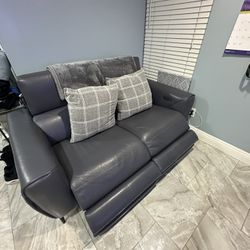 Leather Recliner Sofa 