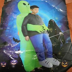 Inflatable Alien Carry Me Halloween Costume