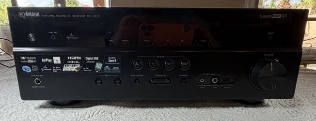 Yamaha RX-V575 7.2-Channel AV Receiver with Remote – Home Theater