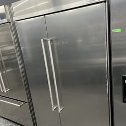 Kitchen Aid Built In Side By Side 48 Inch Refrigerator 