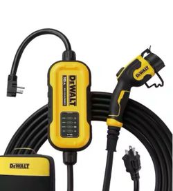 DEWALT Portable Electric Vehicle Level 2 EV Charger up to 16 Amps 120-240V