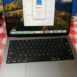 Apple MacBook M1 PRO 2021 16gb Ram 500gb SSD MacOS Sonoma Office Charger . Microsoft Office Package included. 