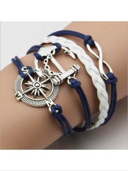 Leather style bracelet