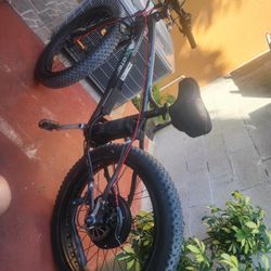 Electric Fat Bike New Motor New Brakes