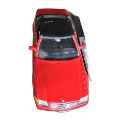 Revell Mercedes-Benz 500SL Cabriolet 1/24 Built Plastic Model Car Red on Base