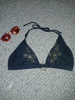 Large Black Swim Top