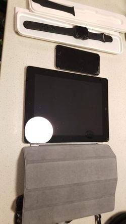 100$ older gen apple watch iPad 2nd gen and iPhone 6