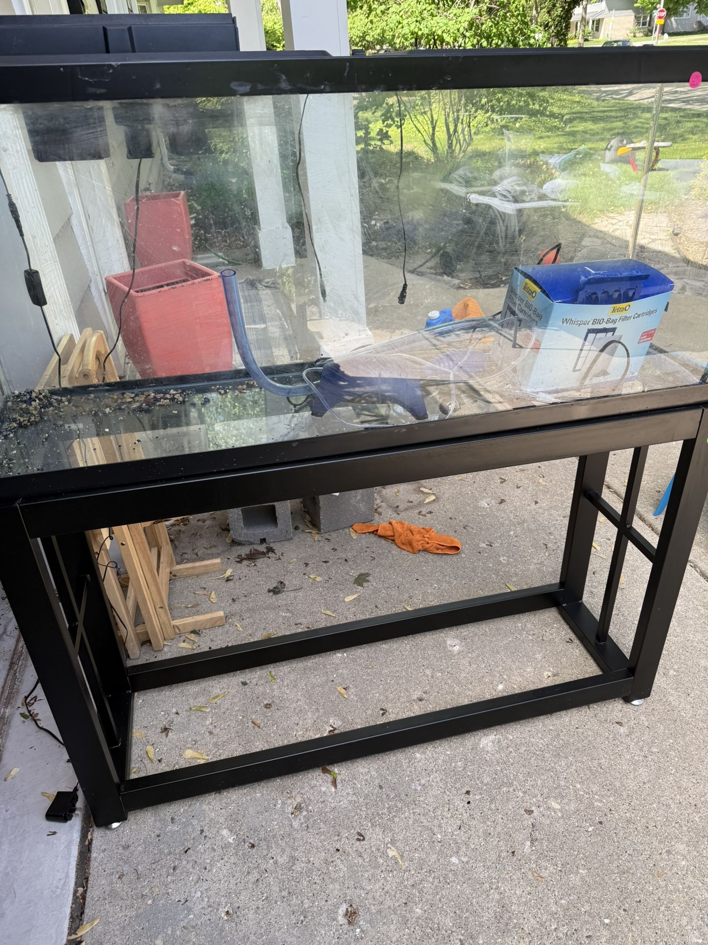 55 gallon Tank & stand With Necessary Equipment