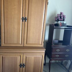 Lovely Armoire- Real Wood! 