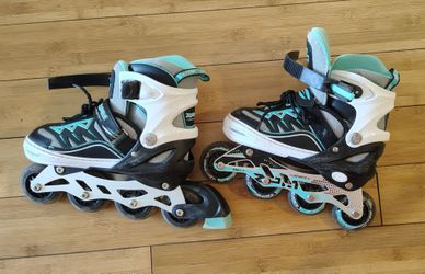 Adjustable skate shoes for kids, size 13 to 3