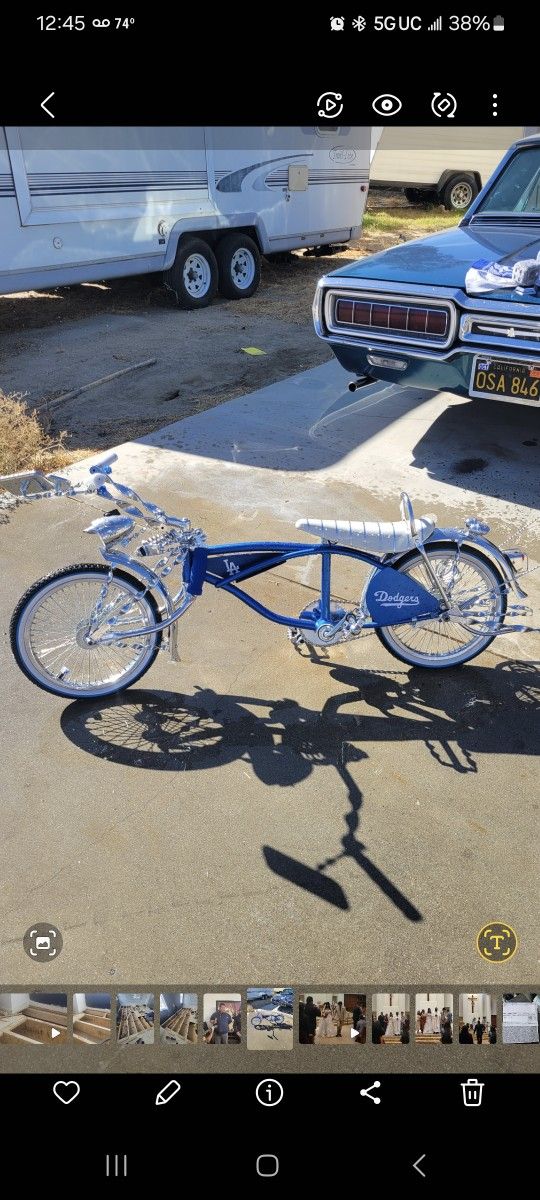 LA Dodgers Low Rider Bike
