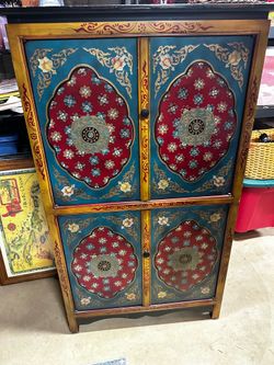 Tibetan design cabinet