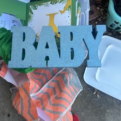 Baby sign for baby shower