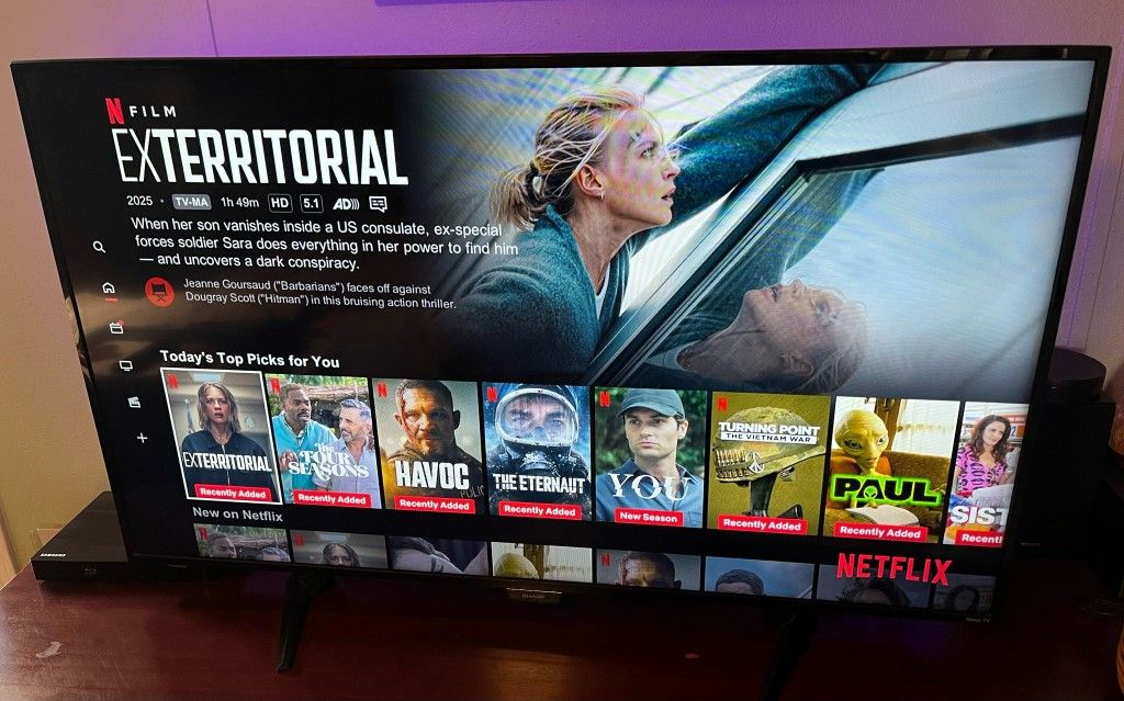 50” Smart Sharp Roku Full HD LED 1080p TV