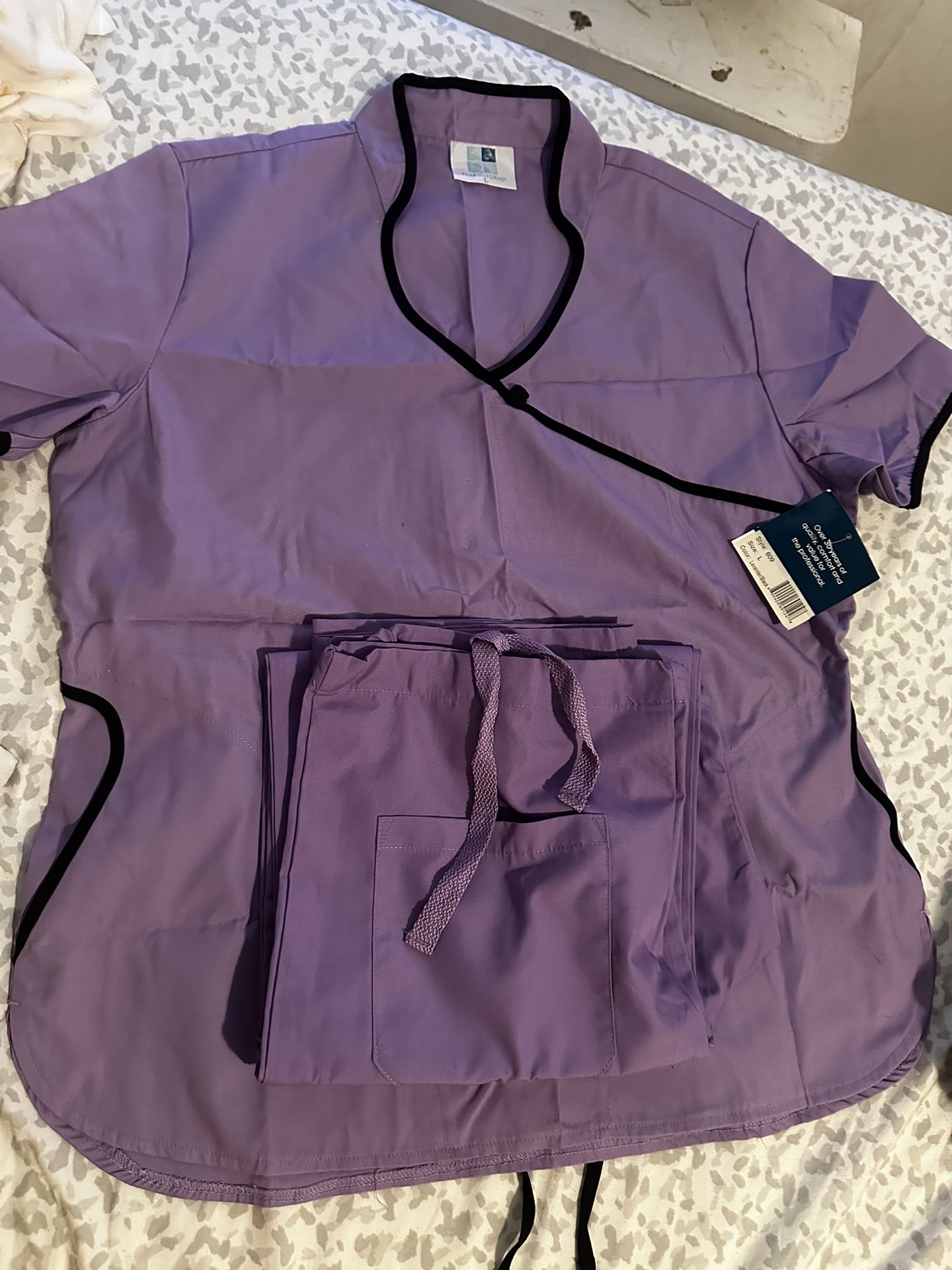 2 Piece Purple Scrubs