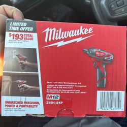 Milwaukee Screwdriver 