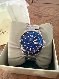 Orient Mako 20th Anniversary Ltd Edition Automatic Blue Dial Steel Mens Watch
