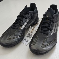 NEW Adidas F50 League TF Men's Turf Soccer Shoes Indoor Black/Gold IF1337 Size 7.5

Brand New and authentic. Size 7.5. Will ship out same/ next day.