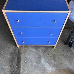 Blue Dresser Night Stand In Good Shape 