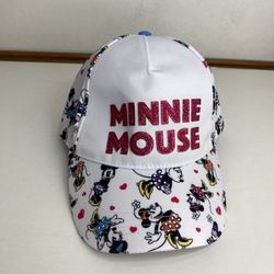 Disney Parks Minnie Mouse Youth Baseball Snapback Cap DISNEYLAND New