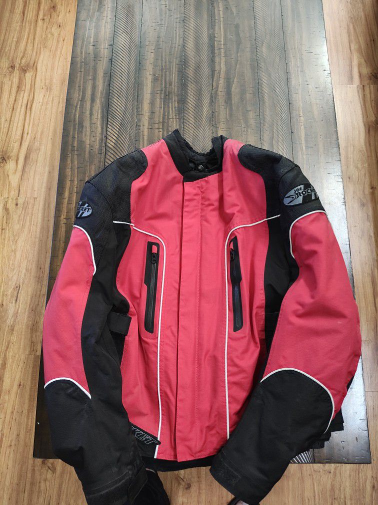 Joe Rocket Alter Ego Textile Motorcycle Jacket - Red/Black, XL