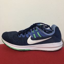 Nike Air Zoom Structure 20 - Womens Running Shoes Blue Size 8W