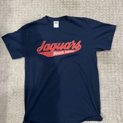 Vintage Navy and red Jaguar's South Alabama T-shirt #collegefootball