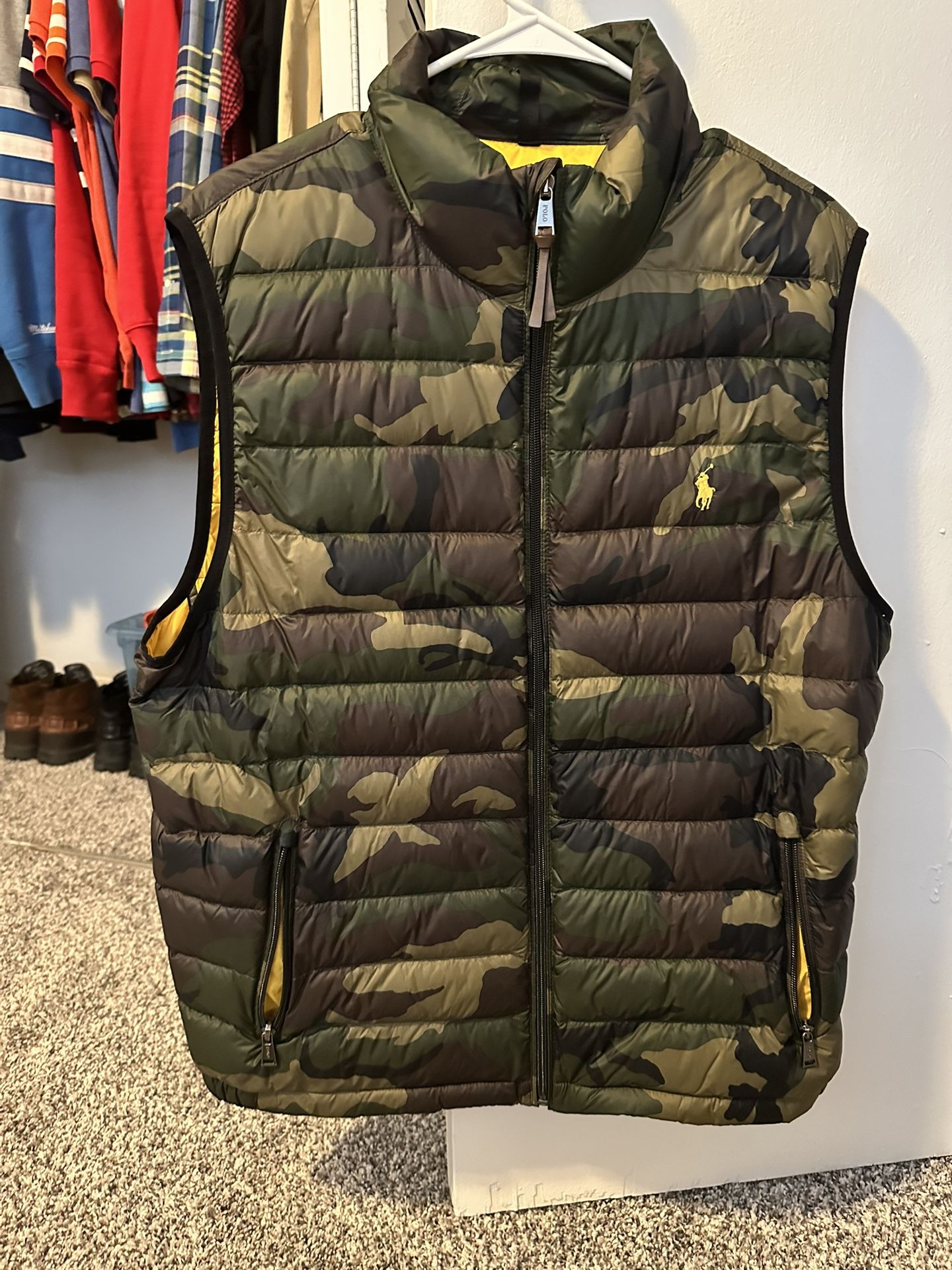 Ralph Lauren Camouflage Vest Size Large