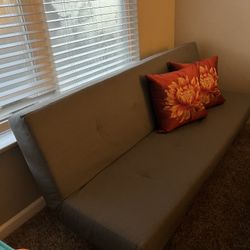 BALKARP sleeper sofa, Gray 