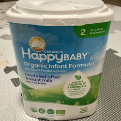 Happy Baby Organic Infant Formula Powder - Stage 2 - 22.9oz